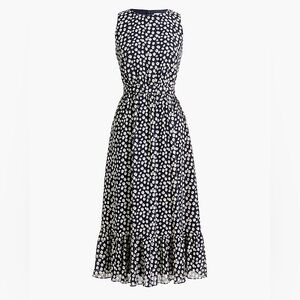 J. Crew Navy Floral Dress
